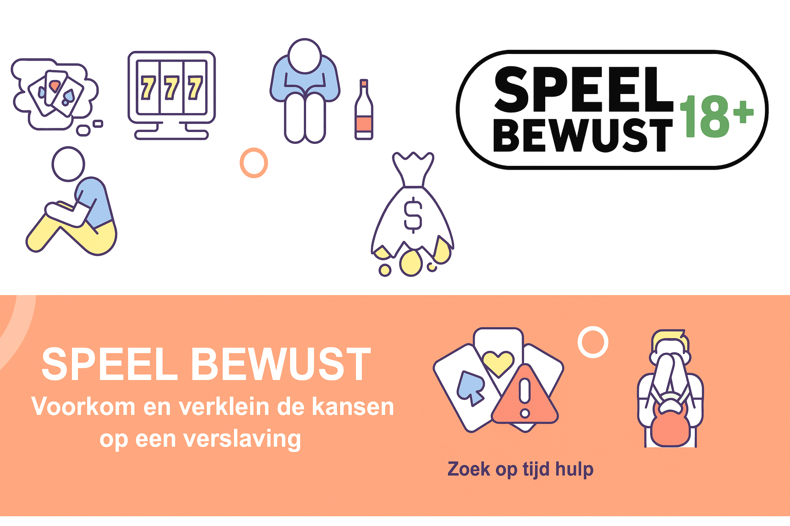 Speel Bewust logo - verantwoord spelen